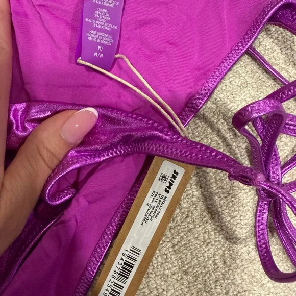 SKIMS Radiant Magenta Swimwear - Picture 3 of 4